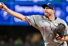 Scherzer goes 4 innings in return; Mariners edge Rangers