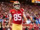 49ers’ George Kittle makes acrobatic 12-yard touchdown catch
