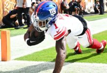 Giants WR Malik Nabers makes pair of spectacular catches on TD drive
