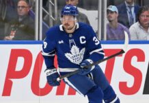 Maple Leafs’ Auston Matthews day-to-day with upper-body injury