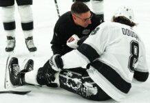 Kings D Drew Doughty month-to-month following ankle surgery