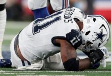 Cowboys’ Micah Parsons set for MRI after injuring ankle vs. Giants