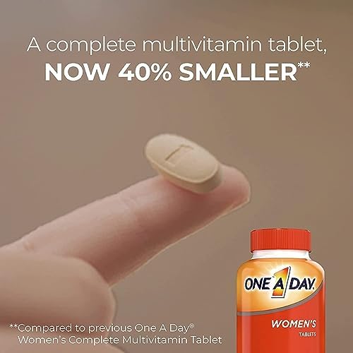 ONE A DAY Womens Complete Daily Multivitamin with Vitamin A, B , C, D, and E, Calcium and Magnesium, Immune Health Support, 200 Count - Image 5