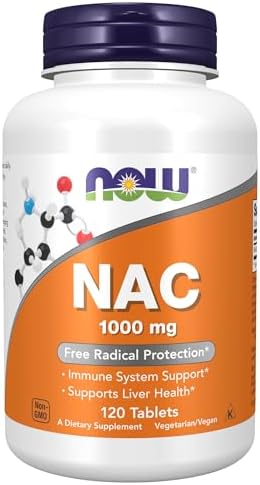NOW Foods Supplements, NAC (N-Acetyl-Cysteine) 1,000 mg, Free Radical Protection*, 120 Tablets - Image 2