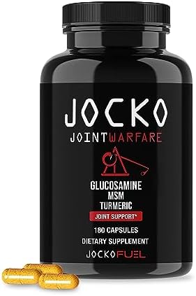 Jocko Fuel Joint Support Supplement - Glucosamine MSM for Joint Pain, Mobility, & Flexibility w/Turmeric & Boswellia (180 Capsules) - Image 2