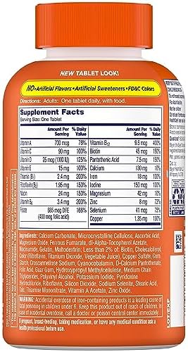 ONE A DAY Womens Complete Daily Multivitamin with Vitamin A, B , C, D, and E, Calcium and Magnesium, Immune Health Support, 200 Count - Image 3