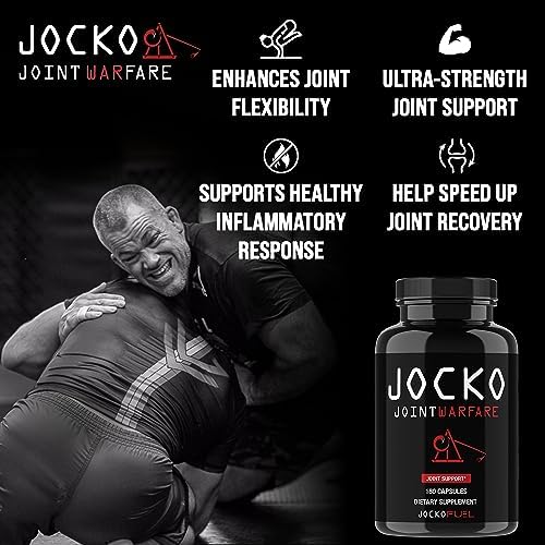 Jocko Fuel Joint Support Supplement - Glucosamine MSM for Joint Pain, Mobility, & Flexibility w/Turmeric & Boswellia (180 Capsules) - Image 4