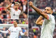 29 best photos as Salah stars, Casemiro flops and Liverpool run riot at Old Trafford – Liverpool FC