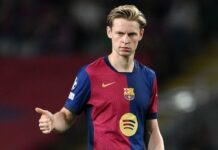 De Jong returns to action in Barcelona rout of Young Boys