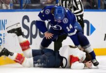 Lightning’s Conor Geekie suspended for preseason game after fight