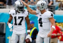 Saints’ Derek Carr would welcome reunion with Davante Adams