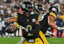 Steelers’ Justin Fields hits Connor Heyward for first TD vs. Cowboys