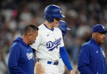 Dodgers scratch Freddie Freeman; Ryan Brasier to start Game 4