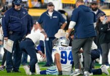 Source – Cowboys’ Marshawn Kneeland avoids season-ending injury