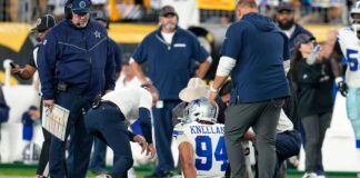 Source – Cowboys’ Marshawn Kneeland avoids season-ending injury