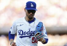 Mookie Betts searching for way out of playoff hitting slump