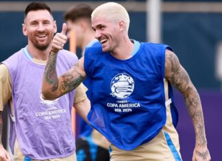 Lionel Messi, Argentina train in Miami amid hurricane watch