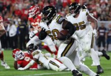 Saints DL Khalen Saunders reflects on viral interception against Chiefs