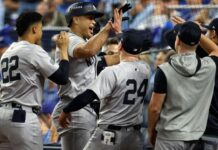 Giancarlo Stanton powers Yankees to Game 3 win vs. Royals