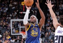 Warriors make a splash with 28 3-pointers in preseason win