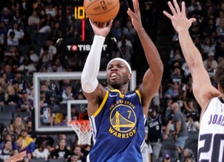Warriors make a splash with 28 3-pointers in preseason win