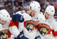 Panthers’ Aleksander Barkov hurt late in loss to Senators
