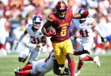 Commanders rule out running back Brian Robinson vs. Ravens