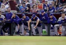 Snake appears in Dodgers dugout during NLCS loss to Mets