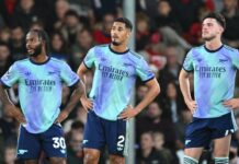 Arsenal ratings: First loss of season due to Saliba, Trossard