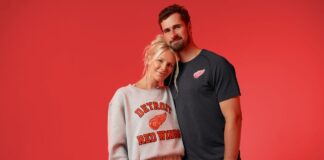 NHL players and partners model for Fanatics/Lululemon collab