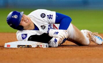 Dodgers’ Shohei Ohtani (shoulder) cleared to play in Game 3