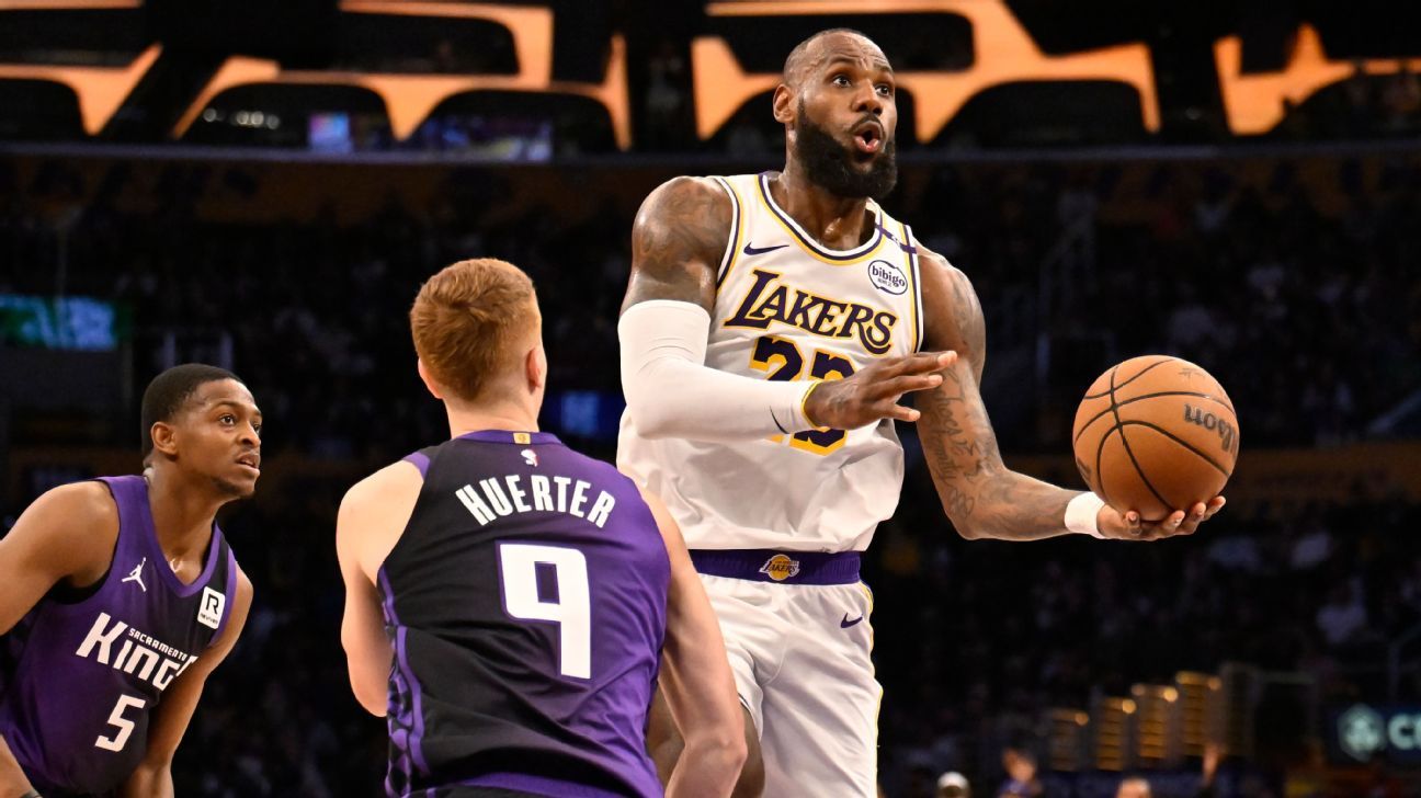 LeBron takes over late vs. Kings, but stresses Lakers ‘a team’