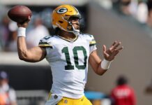 Packers QB Jordan Love listed as questionable vs. Lions