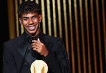 Barcelona’s Lamine Yamal becomes youngest Kopa award winner