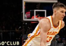 Hawks’ Bogdan Bogdanovic out at least month due to hamstring