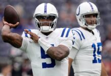Win-now Colts bench QB Anthony Richardson for Joe Flacco