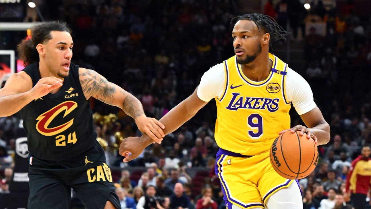 Lakers’ Bronny James nets 1st bucket, calls it ‘dream come true’