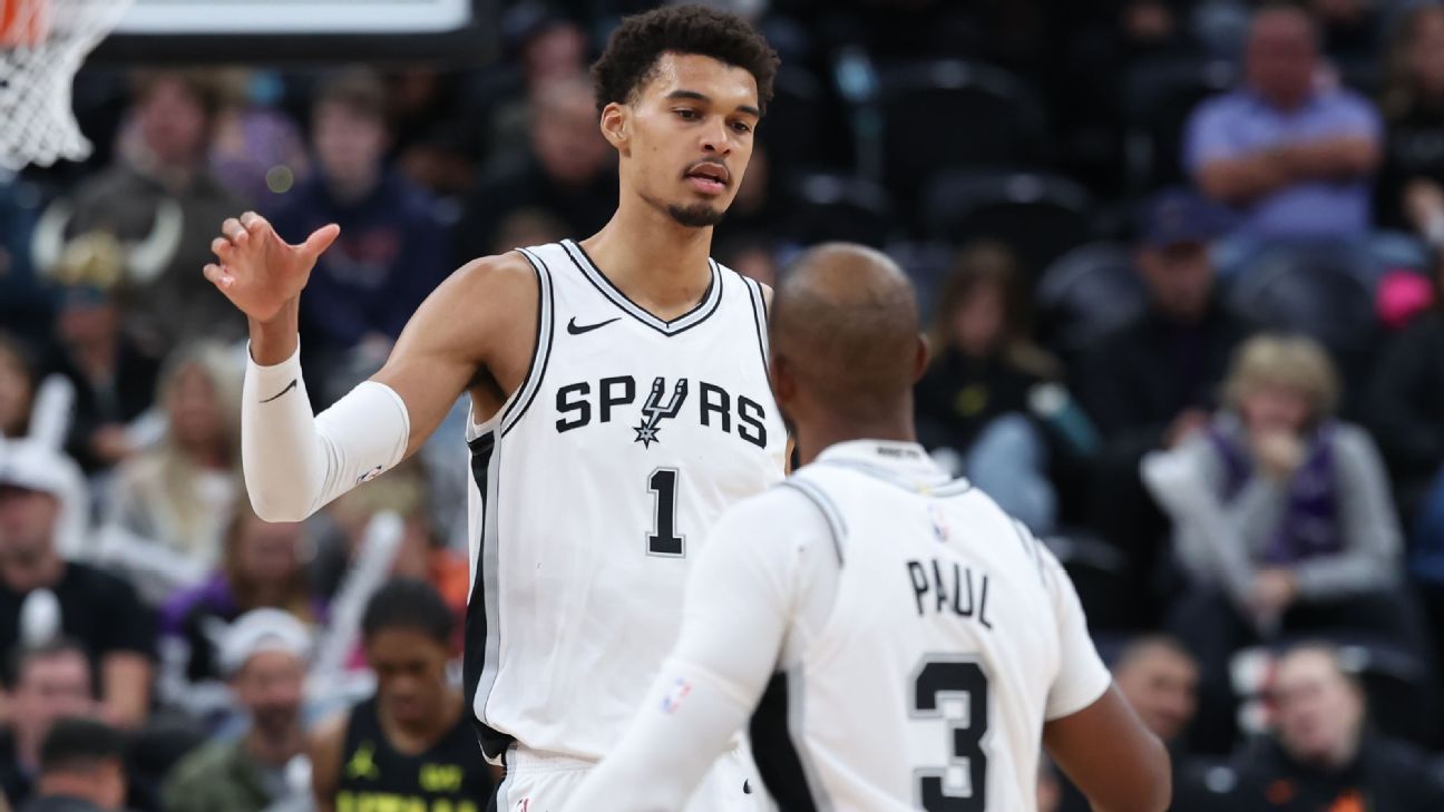 Victor Wembanyama has second 5×5 game in Spurs’ win vs. Jazz