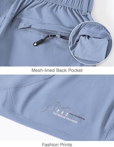 Rdruko Women's Outdoor Hiking Pants Lightweight Quick Dry Water Resistant Travel Fishing Pants with Pockets - Image 7