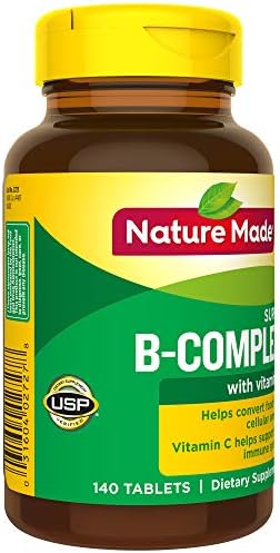 Nature Made Super B Complex with Vitamin C and Folic Acid, Dietary Supplement for Immune Support, 140 Tablets, 140 Day Supply - Image 12