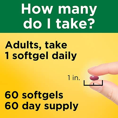 Nature Made Super B Energy Complex, Dietary Supplement for Brain Cell Function Support, 60 Softgels, 60 Day Supply - Image 5