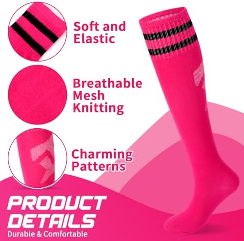 Soccer Shin Guards and Socks for Toddler Kids Youth, Lightweight Soccer Shin Pads Protective Soccer Gear for 3-5, 5-10, 10-15 Years Old Children Teen Boys Girls Soccer Game - Image 5