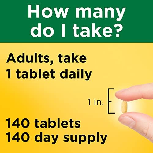 Nature Made Super B Complex with Vitamin C and Folic Acid, Dietary Supplement for Immune Support, 140 Tablets, 140 Day Supply - Image 5