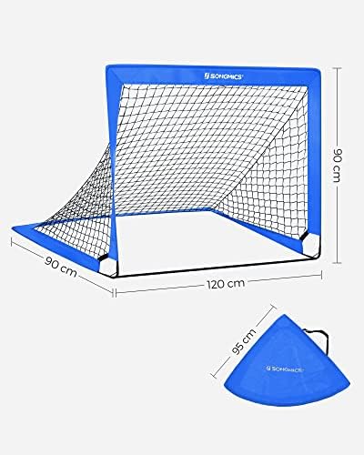 SONGMICS Kids Soccer Goals for Backyard, 4x3 ft Portable Soccer Nets Training Equipment, Toddler Soccer Goal with Carrying Bag, for Field - Image 7
