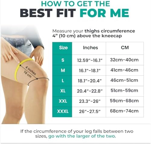 Modvel Compression Knee Brace for Women & Men - 2 Pack Knee Brace for Women Running Knee Pain, Knee Support Compression Sleeve, Workout Sports Knee Braces for Meniscus Tear ACL & Arthritis Pain Relief - Image 7