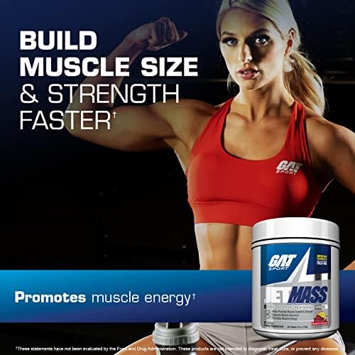 GAT SPORT JetMass Fact-Acting Volumizing Creatine System, 30 Servings (Tropical Ice) - Image 5