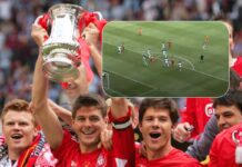 Amazing footage of Steven Gerrard’s last-minute 2006 FA Cup final goal – from the stands! – Liverpool FC