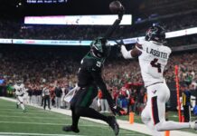 Garrett Wilson’s one-handed TD grab leaves Jets awestruck