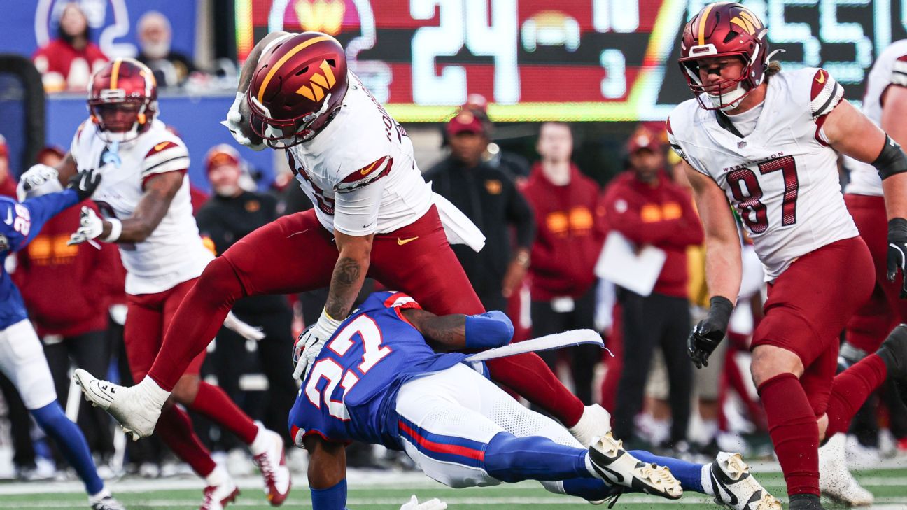 Running game providing an edge for Commanders