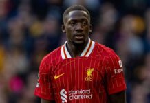Arne Slot coy on Ibrahima Konate injury – centre-back spotted with arm in sling – Liverpool FC